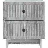  Noćni ormar s ladicama 2 pcs Siva sonoma 43 x 34,5 x 47,5 cm | shoptok.hr