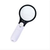 INF 3x ročna povečevalna lupa z 3 LED, bela, gumijast oprijem, (5000282912) | Shoptok.si