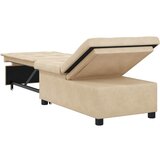  Krevet-sofa na razvlačenje Krema 194 x 67 x 82 cm Mikrovlakna | shoptok.hr