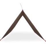 vidaXL Ponjava za kampiranje rjava 406x306 cm vodoodporna | Shoptok.si
