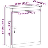  Ormar za alate s policom Crvena i siva 50 x 20 x 55 cm | shoptok.hr