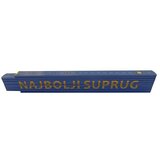  Zidarski metar (Duljina: 2 m, Natpis: Najbolji suprug, Boja: Plave boje) | shoptok.hr