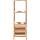 vidaXL Kopalniška omara za shranjevanje orehovina 39,5x35,5x123 cm | Shoptok.si