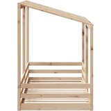 vidaXL Dječji krevet s krovom 90 x 200 cm od masivne borovine | shoptok.hr
