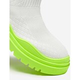 Resti White-green women's flat-heeled boots Seritis - Footwear | ePonuda.com