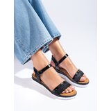 SHELOVET women's platform sandals black | shoptok.hr