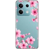 torbica silikonska print skin za xiaomi redmi note 13 4G (eu) rose flowers