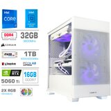 MEGA Računalnik MT S7X i7-14700F/RTX5060Ti-16GB/32GB/1TB-4.0/750W/Brez OS/bela RGB + Estetski napajalni kabli [Vijolična / Bela], (5000130878) | Shoptok.si