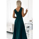 Numoco Long elegant dress with neckline | shoptok.hr