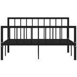  Za krevet crni metalni 140 x 200 cm | shoptok.hr