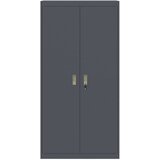 Ormarić Omarica za shranjevanje 2 pcs Antracit 90 x 40 x 180 cm Jeklo, (5000152691) | Shoptok.si
