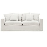 Kave Home Bijela lanena sofa 240 cm Nora – | shoptok.hr