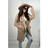 Kesi Cape with pockets light beige | Shoptok.si
