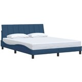  Okvir za krevet bez madraca plavi 160x200 cm od tkanine - Plava 160 x 200 cm | shoptok.hr