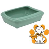Moderna arist-o-tray+rim large green, toalet za mačke, zeleni u