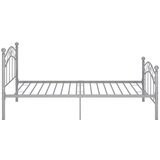  Posteljni okvir siv kovinski 90x200 cm, (20606045) | Shoptok.si