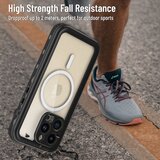 ShellBox Vodoodporna 360° MagSafe torbica IP68 za iPhone 14 Pro – črna | Shoptok.si