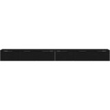  Kabinetski zidni s ladicama 2 pcs Crni hrast 102 x 30 x 20 cm | shoptok.hr