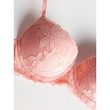 Reserved - Grudnjak s čipkom - boja breskve | shoptok.hr