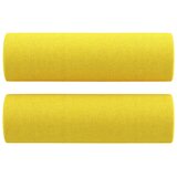  2-dijelni set sofa s jastucima svjetložuti od tkanine | shoptok.hr