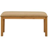  Klupa za blagovanje 95 x 32 x 45 cm Čvrsto Hrastovo Drvo Bež | shoptok.hr