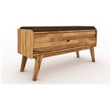 The Beds klupa za odlaganje od hrastovine s narančastim sjedalom retro - the beds Cijene