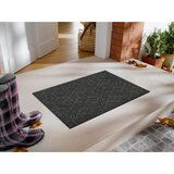 wash+dry PREDPRAŽNIK Dune Leaves dark grey 45/75 cm reliefno temno siva | Shoptok.si