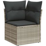 vidaXL 6-dijelni set vrtnih sofa od poliratana s jastucima svjetlosivi | shoptok.hr