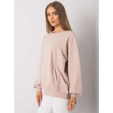 RUE PARIS Sweatshirt-RV-BL-7191.37P-beige | Shoptok.si
