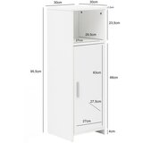 MID.YOU Srednje Visoka Omara Wl5.753 | Shoptok.si