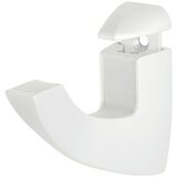 DOLLE Set nosil za stenske regale Scoop (Nosilnost: 25 kg, Ustrezno za: Debelina police 5 - 40 mm, Bele barve, 2 kos) | Shoptok.si
