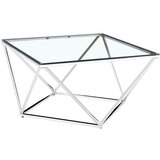 Ena Sto 100x100x46cm, Srebrne boje Cene