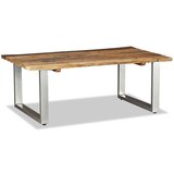 Stolić za kavu od masivnog obnovljenog drva 100 x 60 x 38 cm | shoptok.hr