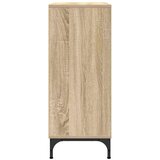 vidaXL Strani šal sonoma hrast 79.5 x 33 x 82 cm Konstruiran les | Shoptok.si