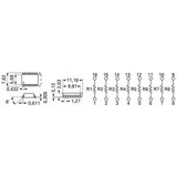 Bourns Mreža otpornika, SOIC-16, 1kΩ, 0,16W, ±2%, 8 otpornika, 4816P-1-102LF povezani otpori 1 kΩ SMD SOIC-16 0.16 W 1 St. | Eponuda.ba