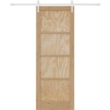 vidaXL klizna vrata s opremom 78x211 cm od čvrstog borovog drveta | shoptok.hr