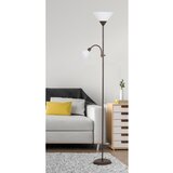 Rabalux action podna lampa sa čitačem H180cm, braon/bela | Eponuda.com