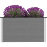  Vrtna Posuda za Sadnju WPC 100x50x54 cm Siva | Eponuda.com