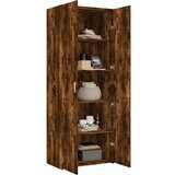  Visoka komoda boja hrasta 70x42,5x185 cm od konstruiranog drva | shoptok.hr