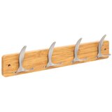 Five Čiviluk sa 4 kukice Aly 45x6,5x10 natural srebrna (209389C) | ePonuda.com