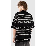 Redefined Rebel RREduardo Knit Boxy Fit Srajca black aztec | Shoptok.si
