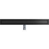 Tuš kanal 2-u-1 sa 360° sifonom Crna 90 cm Nehrđajući čelik 304 | shoptok.hr