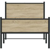 Metalni okvir kreveta s uzglavljem i podnožjem 107 x 203 cm | shoptok.hr
