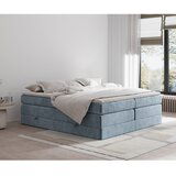 Maison de Rêve Plavi boxspring krevet s prostorom za odlaganje/bez uzglavlja 160x200 cm Juniper – | shoptok.hr