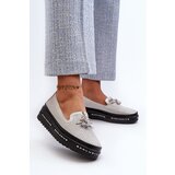 S. BARSKI Shiny Women's Leather Loafers on Platform S.Barski | Shoptok.si