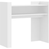 Maison Chic konzolna miza - miza ob steni bela 100x35x90 cm inženirski les, (21786204) Cene
