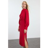 Trendyol Red Plain Woven Dress | shoptok.hr