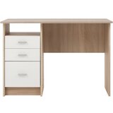 Kondela Računalniška miza, hrast sonoma/bela, SAMSON NEW | Shoptok.si