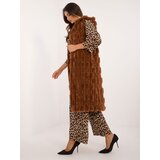 Wool Fashion Italia Vest-AT-KZ-2368-1.13-light brown | Shoptok.si
