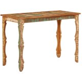 vidaXL Blagovaonski stol 110 x 52 x 76 cm od masivnog obnovljenog drva | shoptok.hr